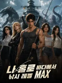 나 홀로 바다에서 낚시 레벨 MAX